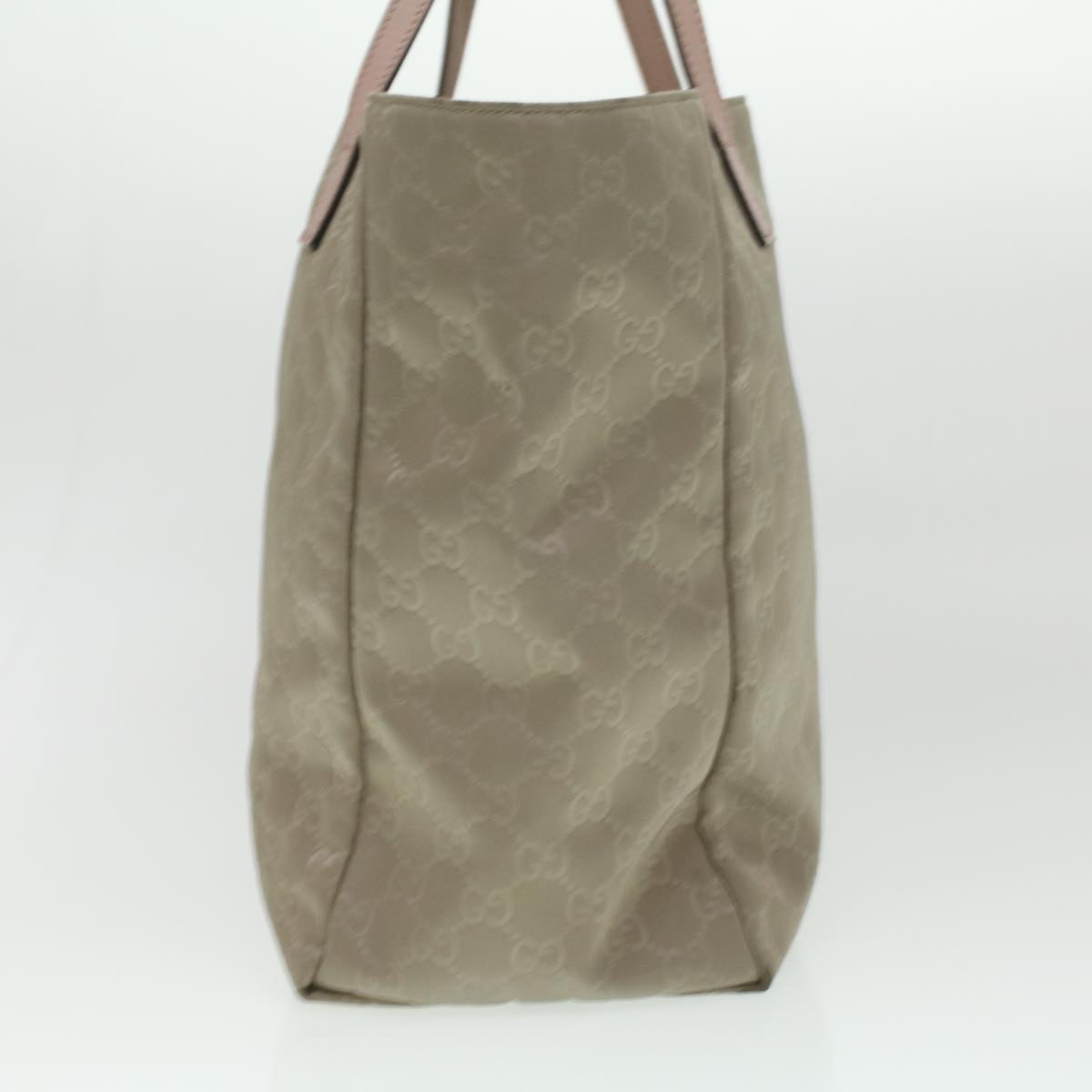 GUCCI GG Canvas Boston Bag Gray Pink 282439 ro917
