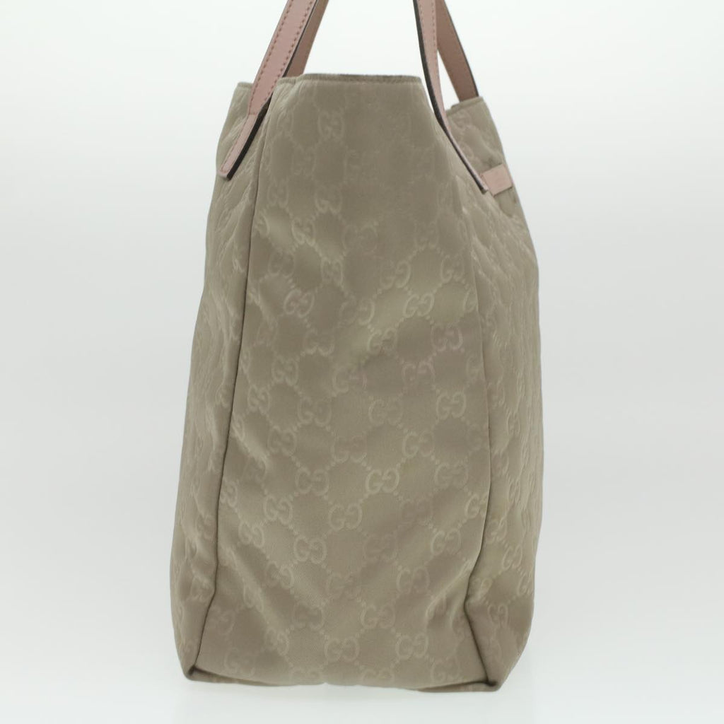 GUCCI GG Canvas Boston Bag Gray Pink 282439 ro917