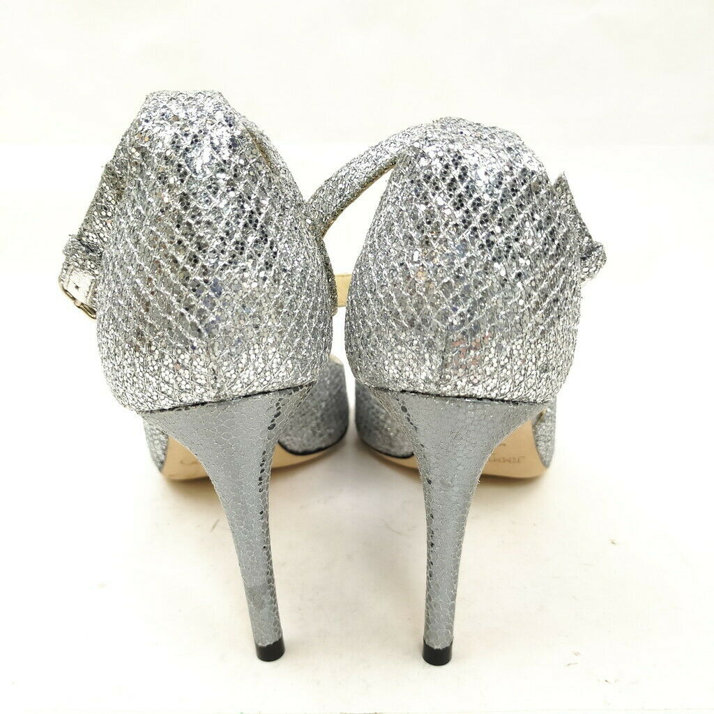 Jimmy Choo Sandals Women Silver Leather