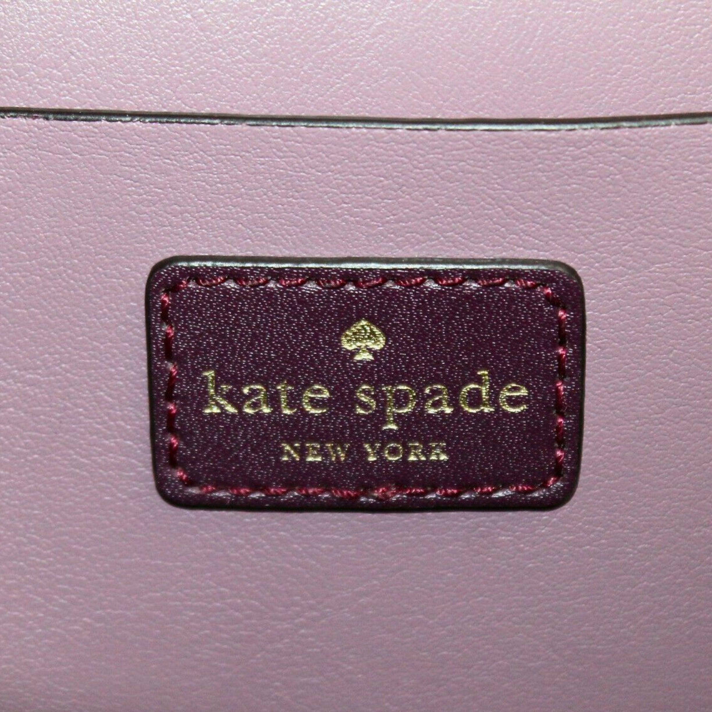 KATE SPADE NEW YORK Deep Purple Plum Putnam Drive Small Nelle Leather Tote Bag and Deep Plum Purple Braylon Putnam Drive Wallet