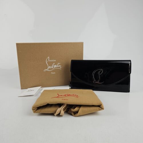 Christian Louboutin Women Small Loubi54 Logo Patent Leather Bag