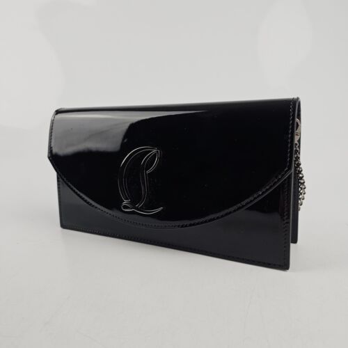 Christian Louboutin Women Small Loubi54 Logo Patent Leather Bag