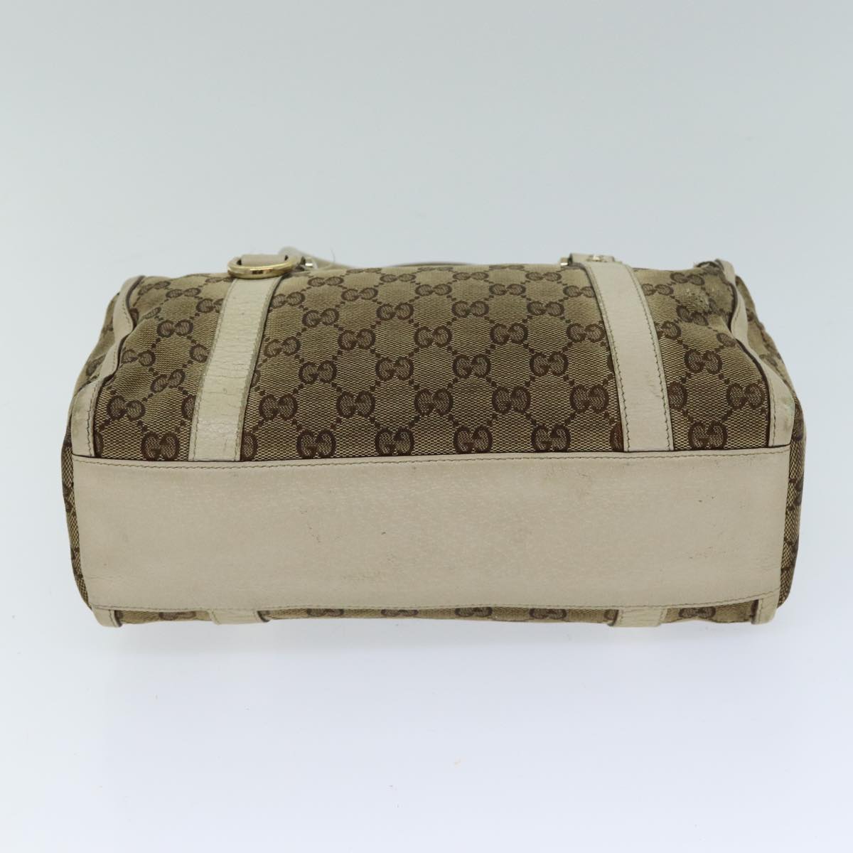 GUCCI GG Canvas Hand Bag Beige 130942 S1577
