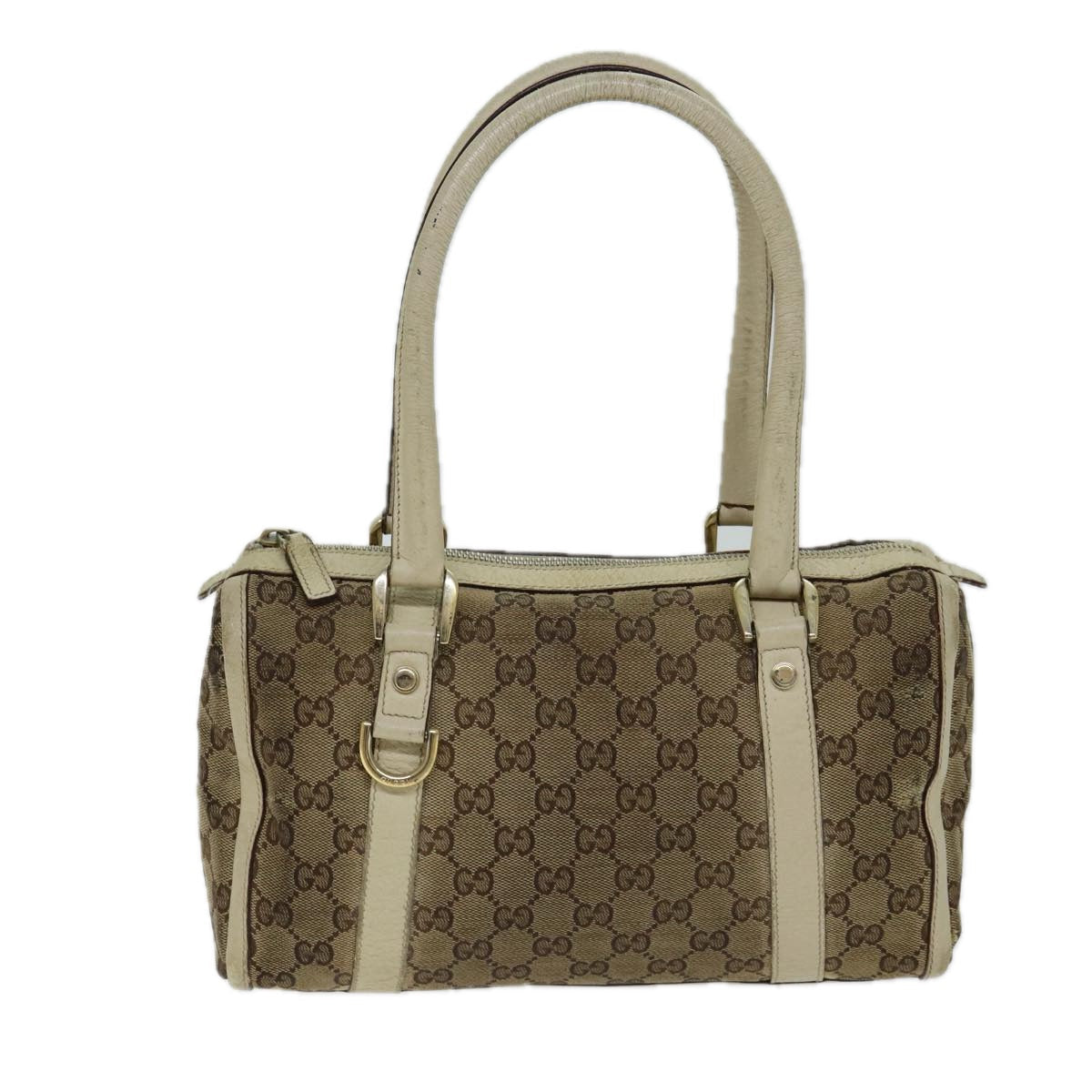 GUCCI GG Canvas Hand Bag Beige 130942 S1577