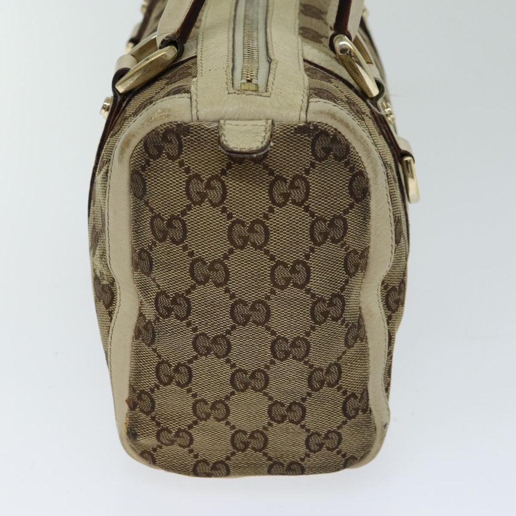 GUCCI GG Canvas Hand Bag Beige 130942 S1577