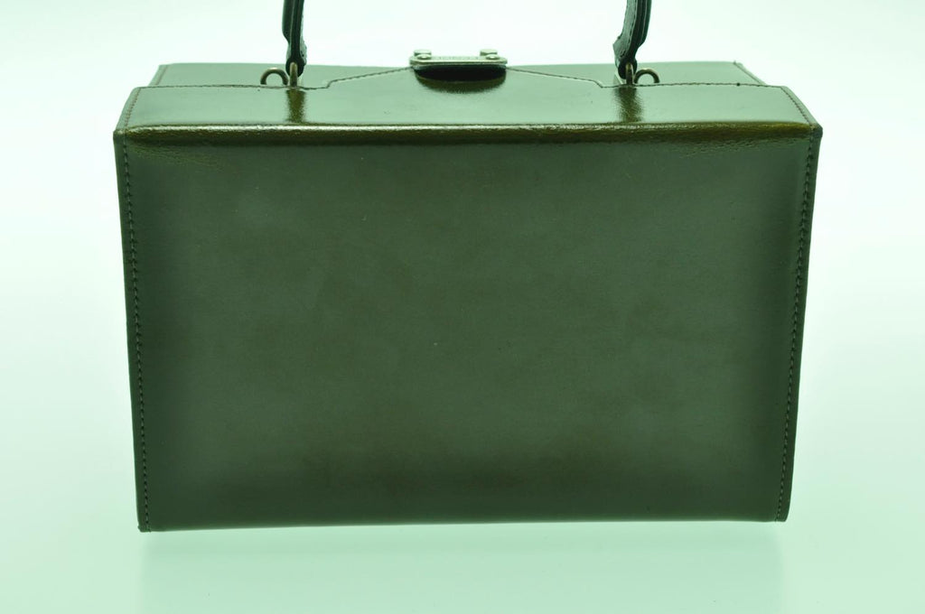 FENDI 2Way Green Hand Bag Green am1063s