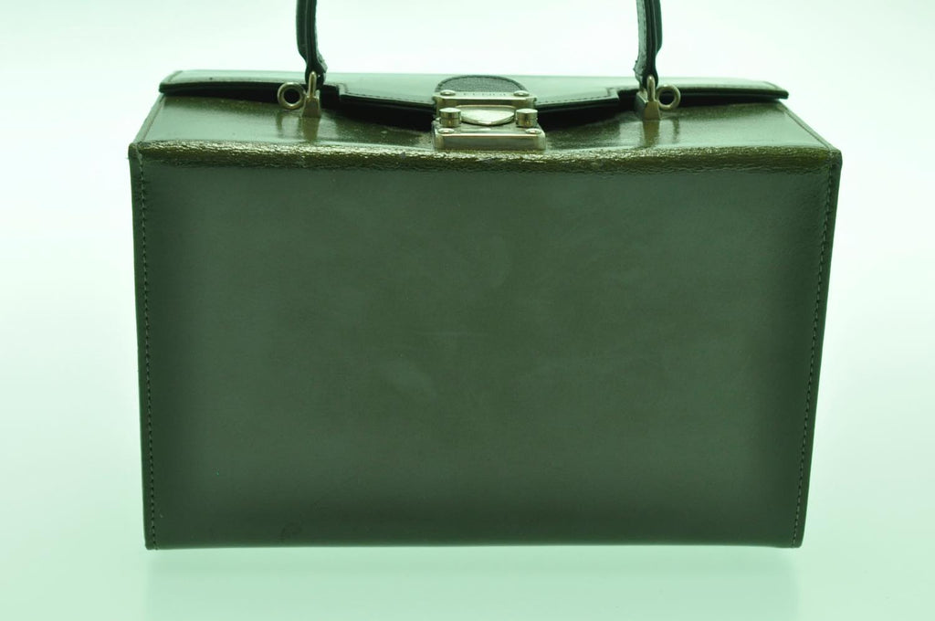 FENDI 2Way Green Hand Bag Green am1063s