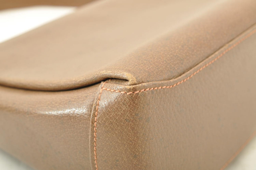 GUCCI Shoulder Bag Leather Brown am2327s