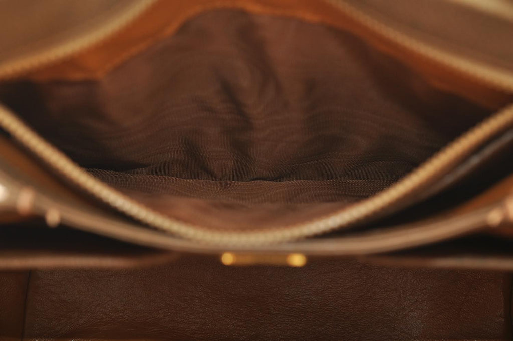 GUCCI Shoulder Bag Leather Brown am2327s