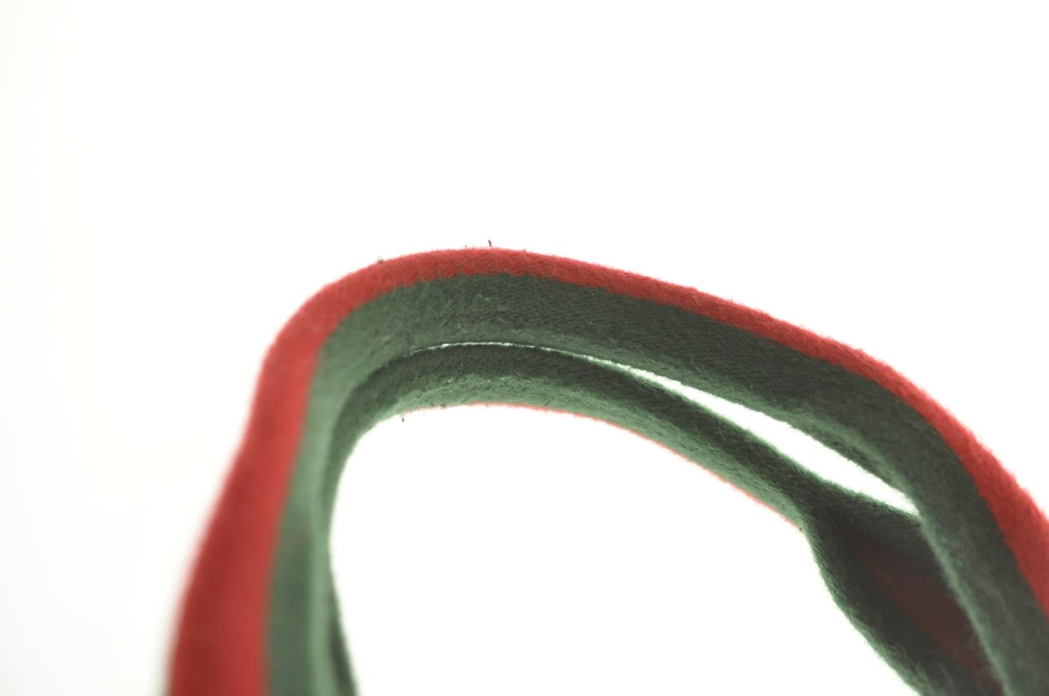 GUCCI Web Sherry Line GG Canvas Hand Bag Red Green Ege 374433502752 am2531s