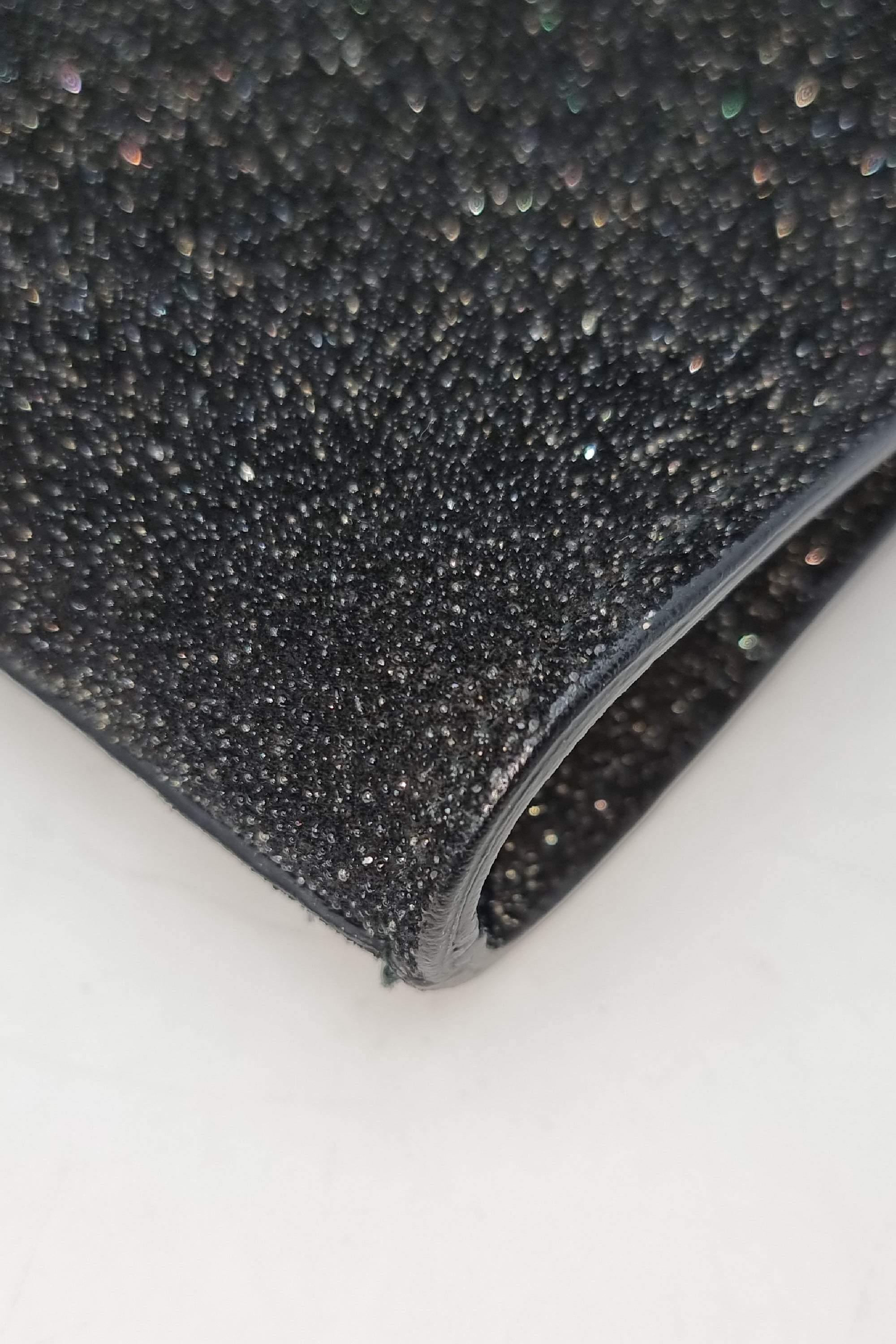 Chyc Clutch Black Glitter
