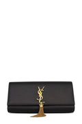 Classic Monogram Kate Clutch Black with Tassel