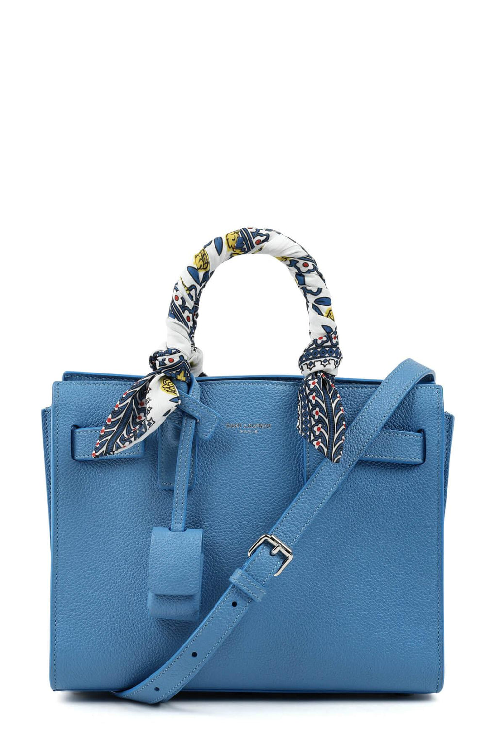 Classic Nano Sac De Jour Baby Blue with Handle Wraps