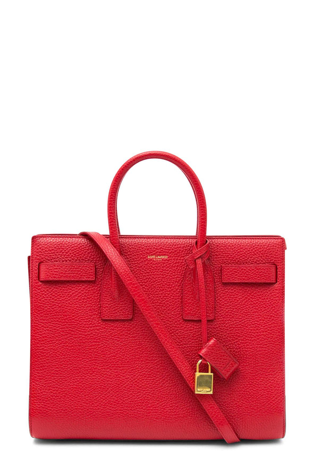 Classic Small Sac De Jour Red in Grained Leather