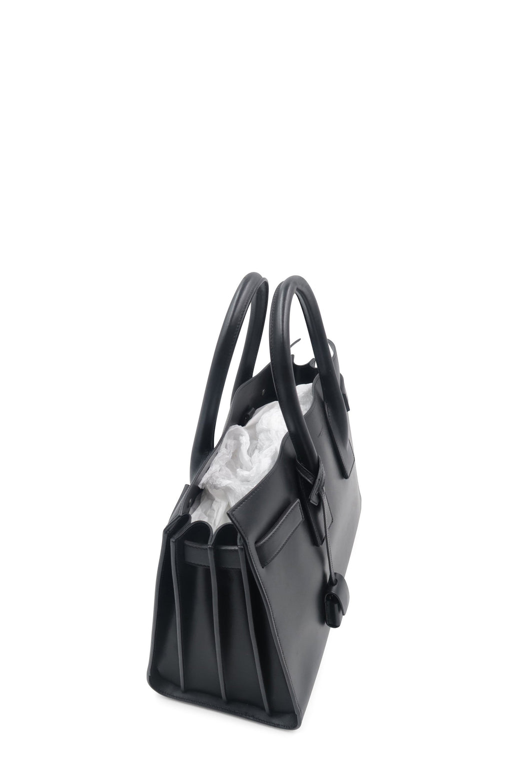 Classic Small Sac De Jour Black in Smooth Leather Black