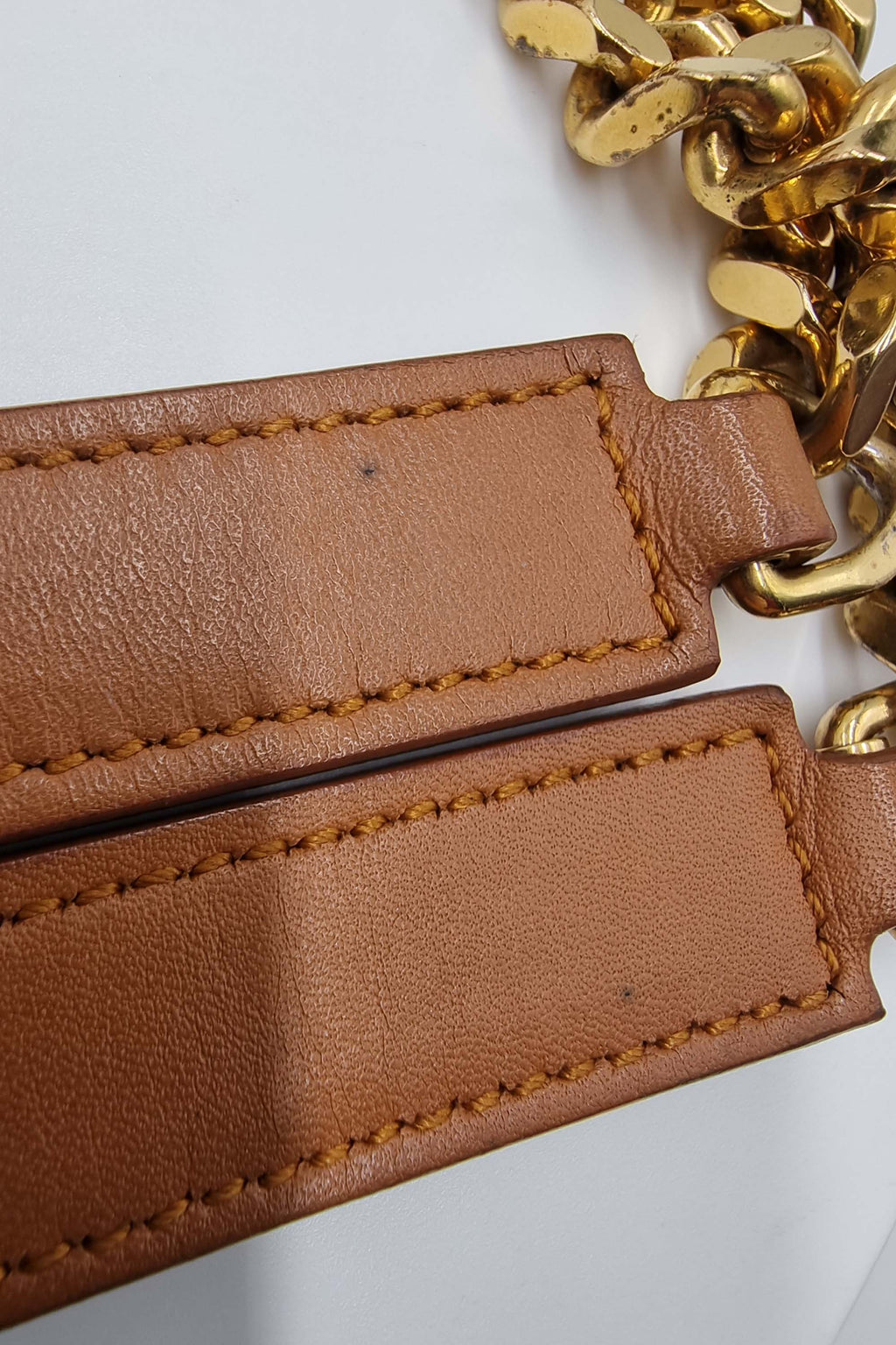 Large Matelasse Monogram Envelope Bag Burnt Orange