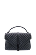 Large Monogram College Bag with Black Hardware Black