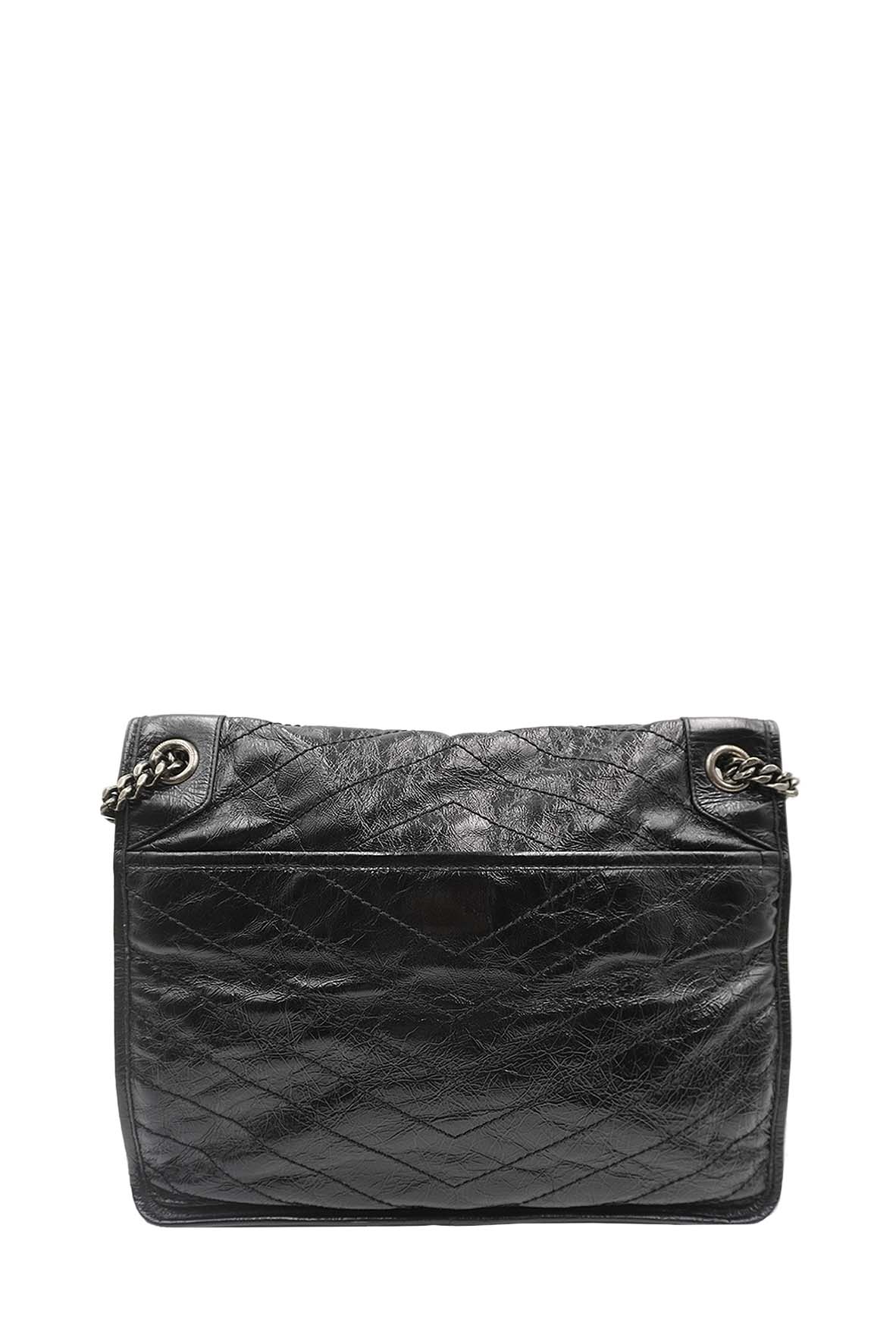 Large Monogram Matelasse Niki Bag Black