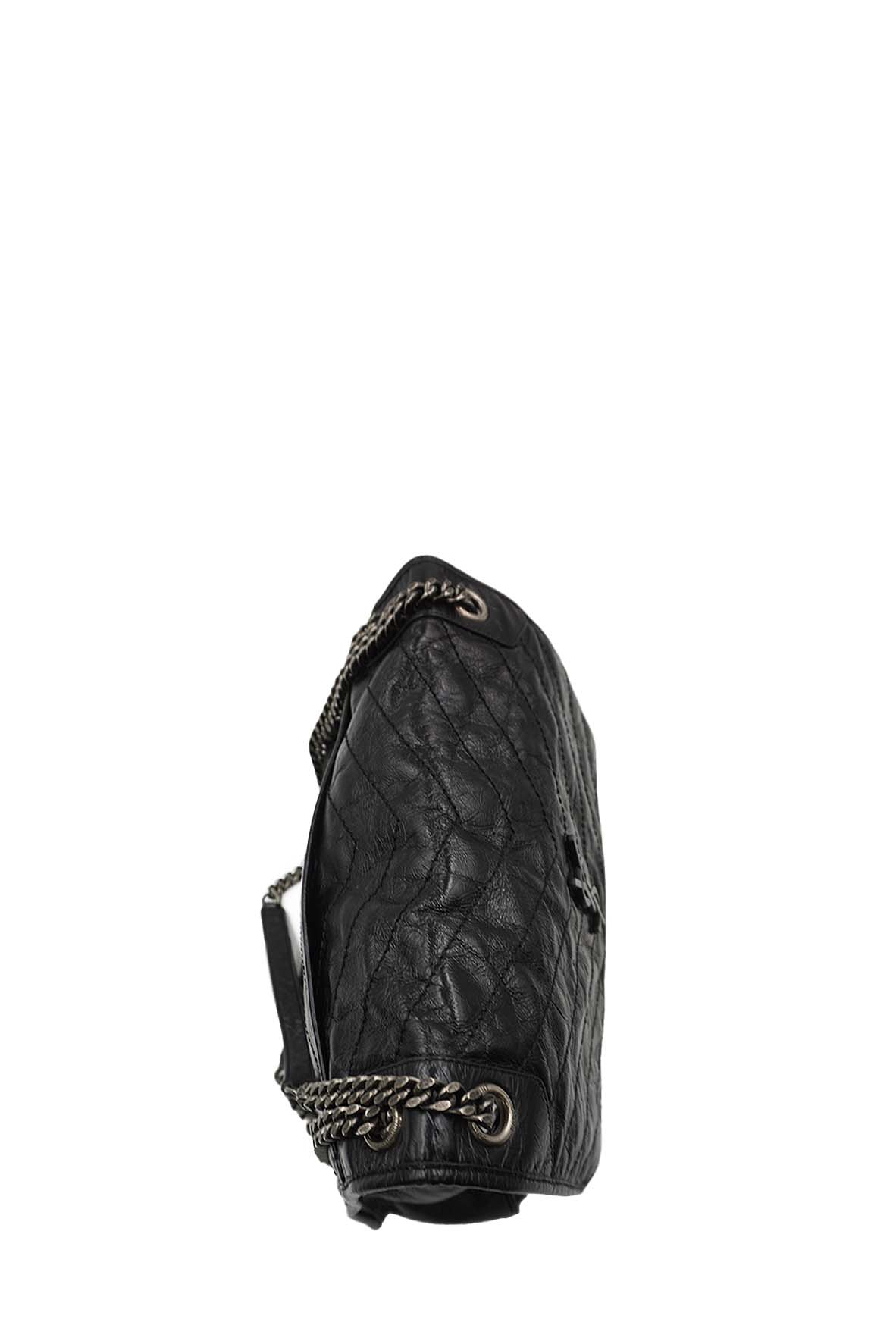 Large Monogram Matelasse Niki Bag Black