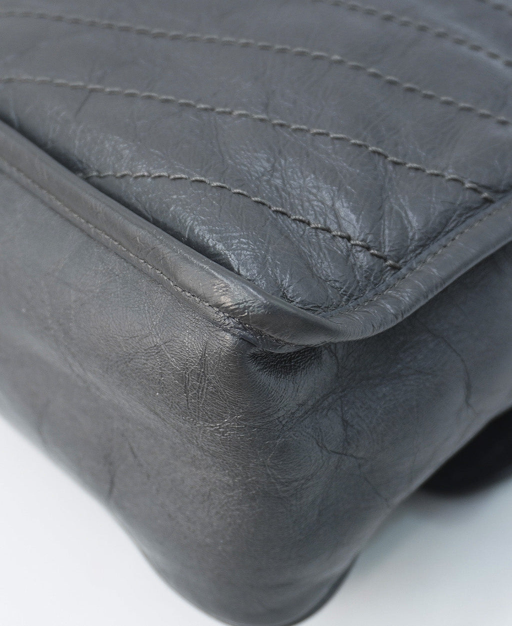 Large Monogram Matelasse Niki Bag Grey