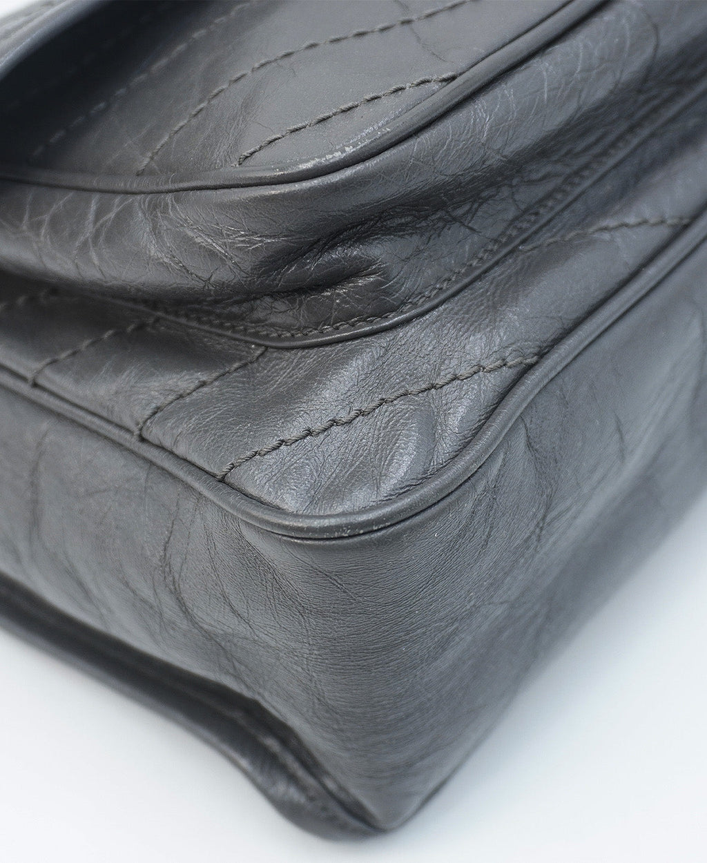 Large Monogram Matelasse Niki Bag Grey
