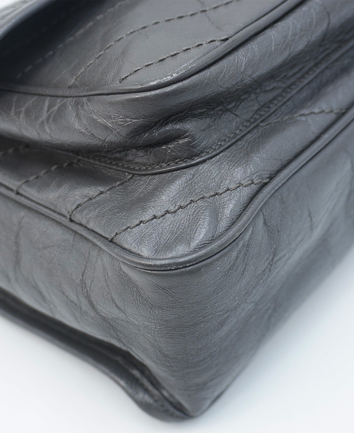 Large Monogram Matelasse Niki Bag Grey