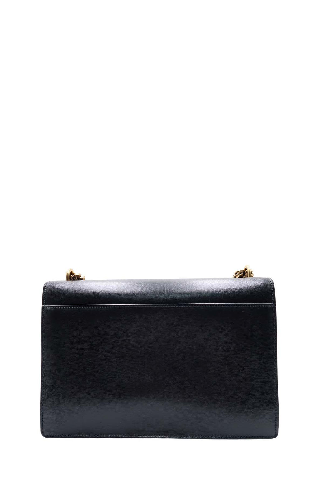 Large Sunset Bag with Gold Hardware Black