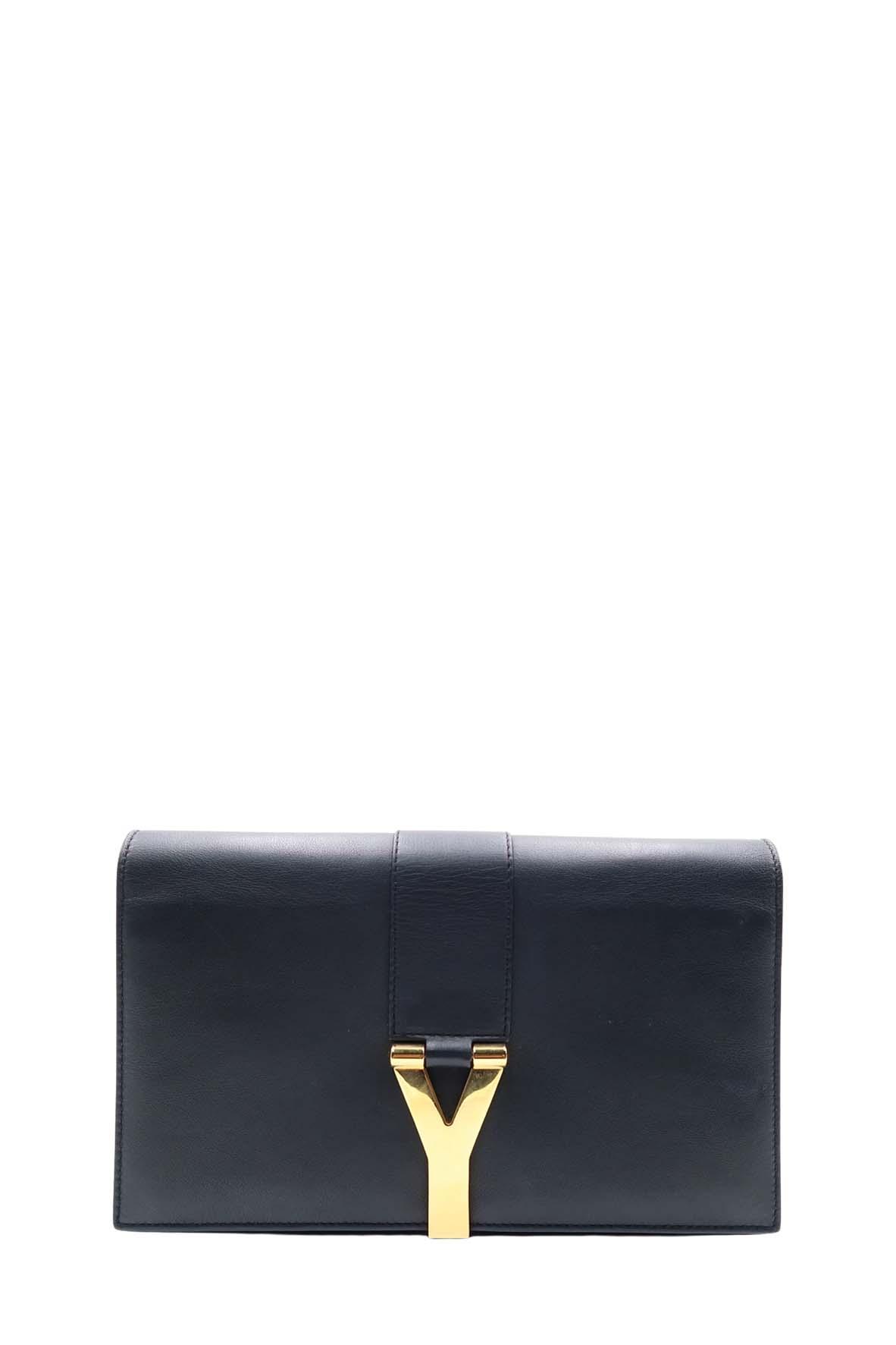Ligne Y Chain Wallet Black