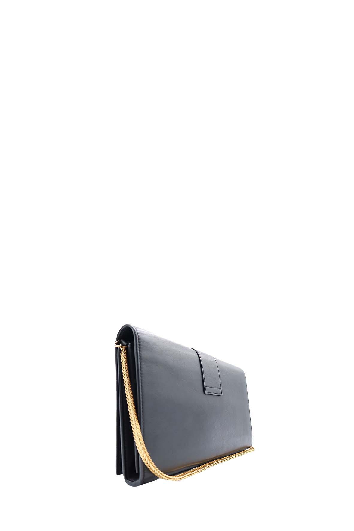 Ligne Y Chain Wallet Black