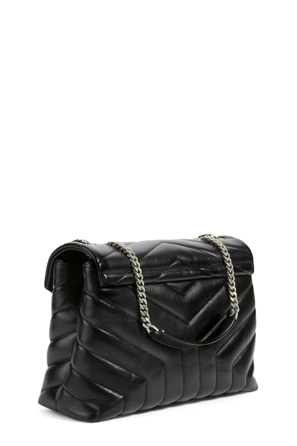 Loulou Small Black with Silver Hardware