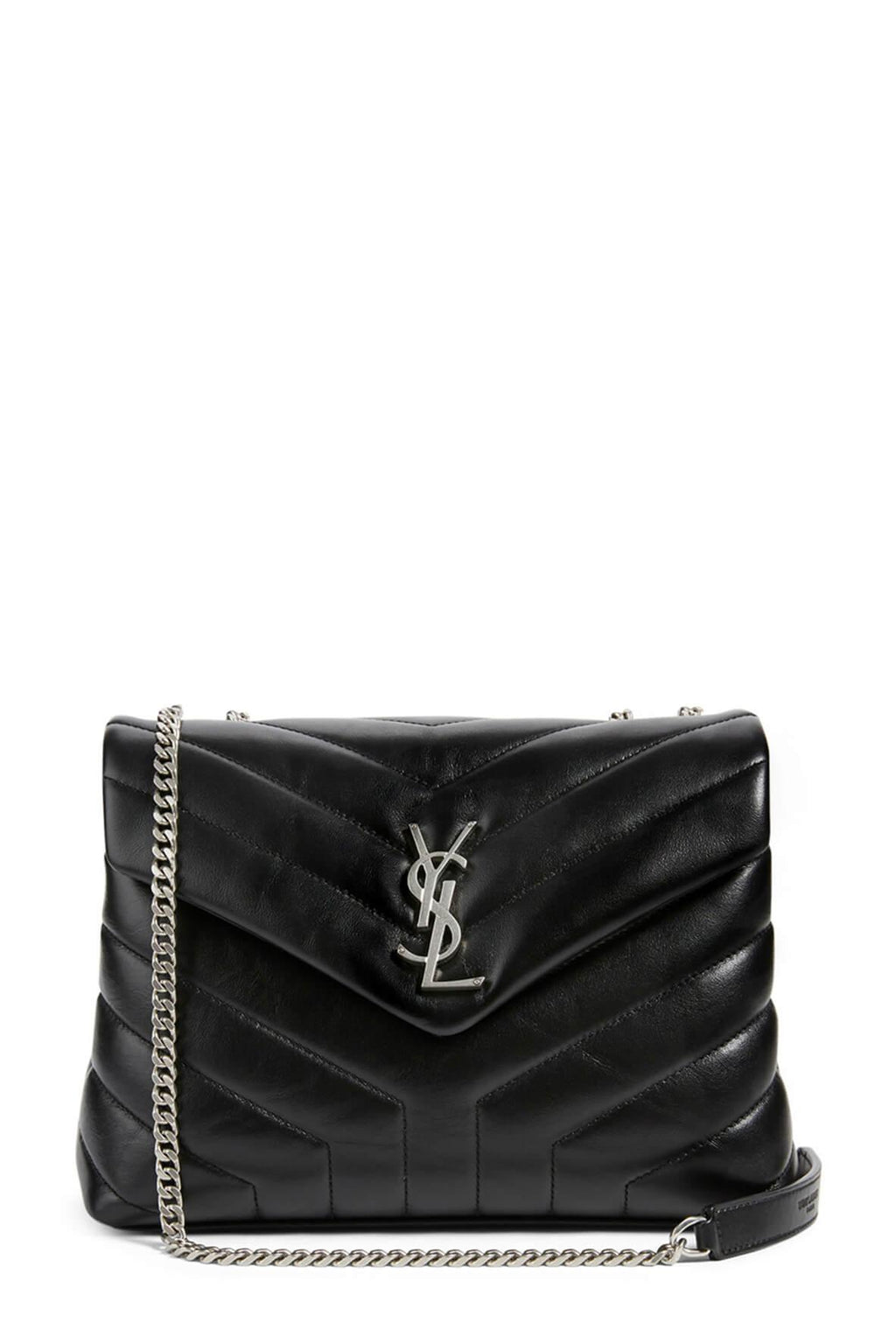Loulou Small Black with Silver Hardware