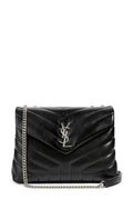 Loulou Small Black with Silver Hardware