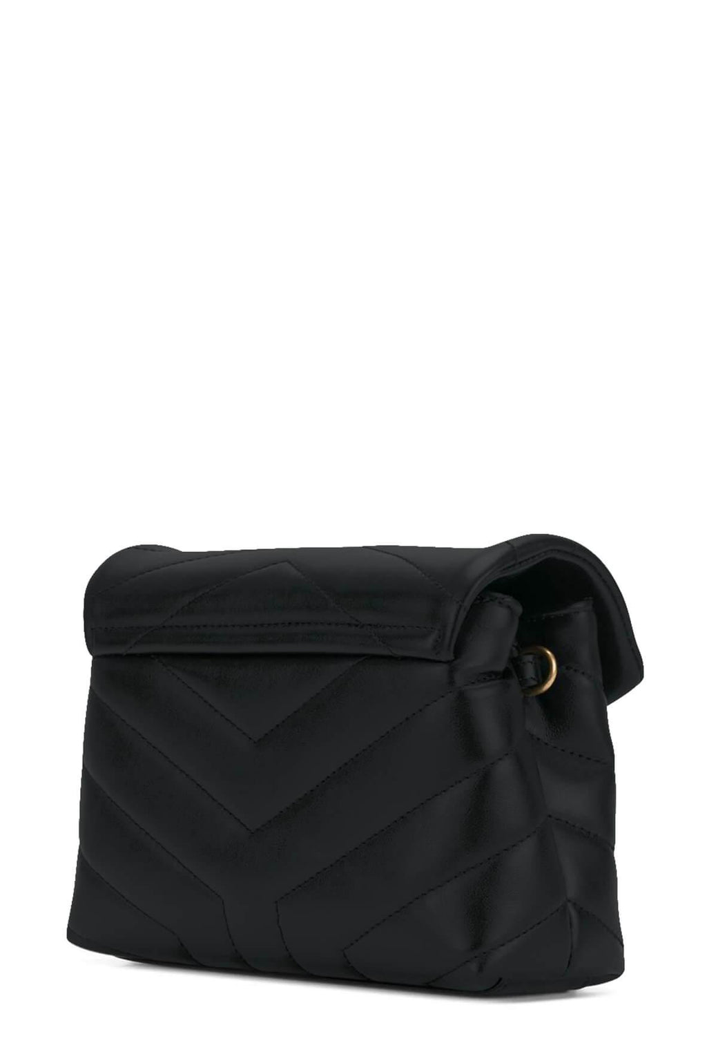 Loulou Toy Bag Black with Gold Hardware