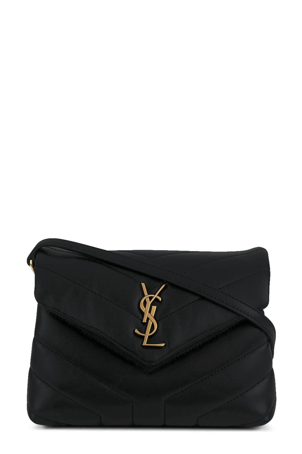 Loulou Toy Bag Black with Gold Hardware