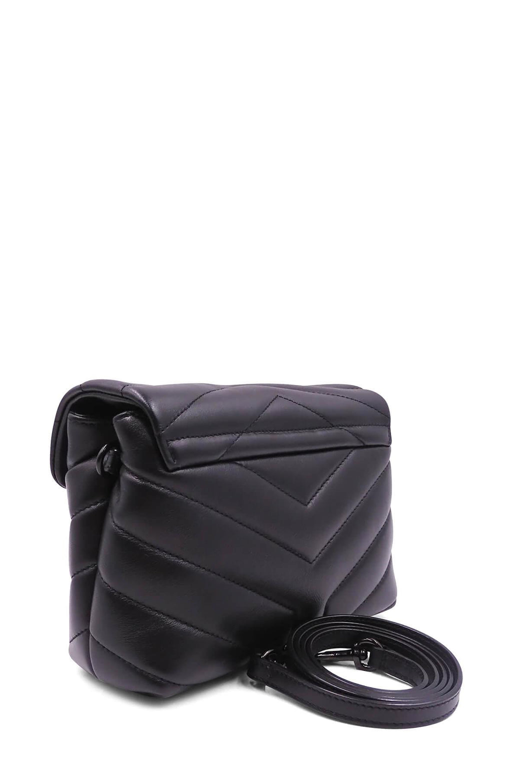 Loulou Toy Bag Black with Black Hardware