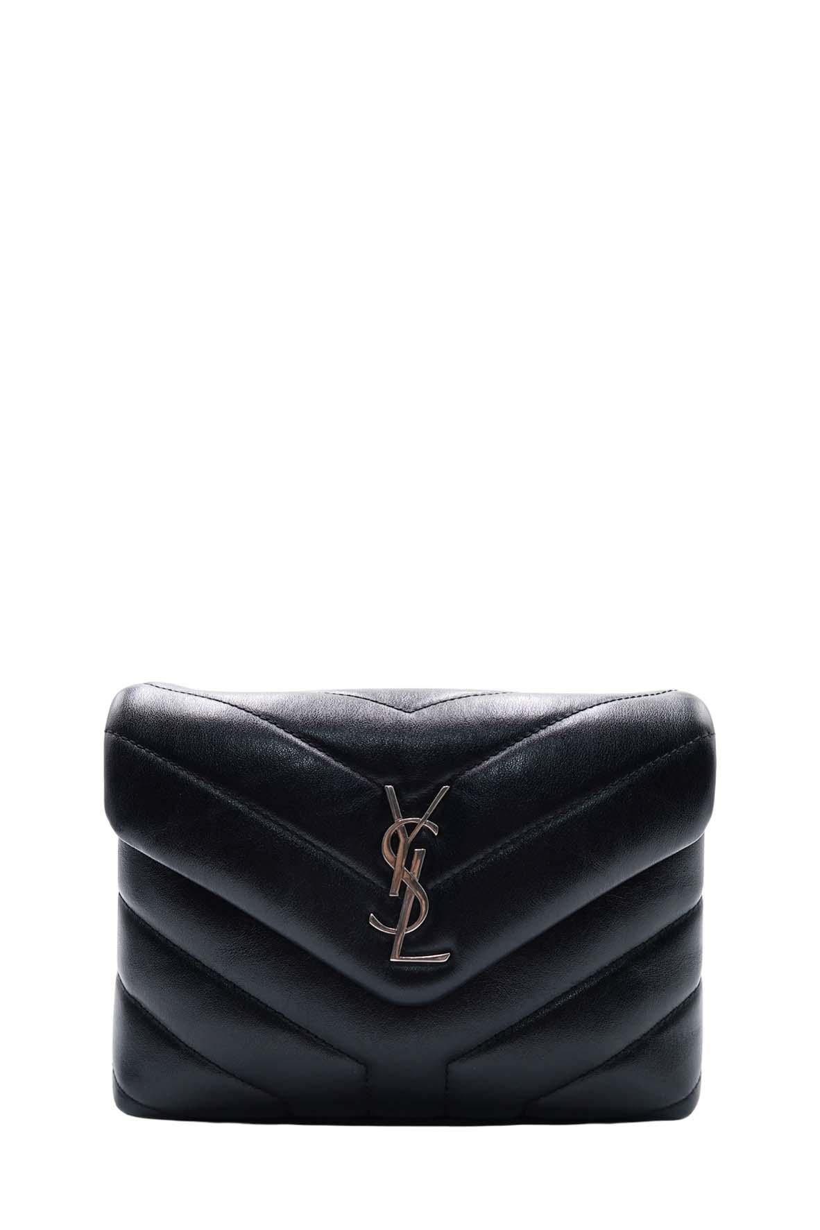 Loulou Toy with Silver Hardware Black