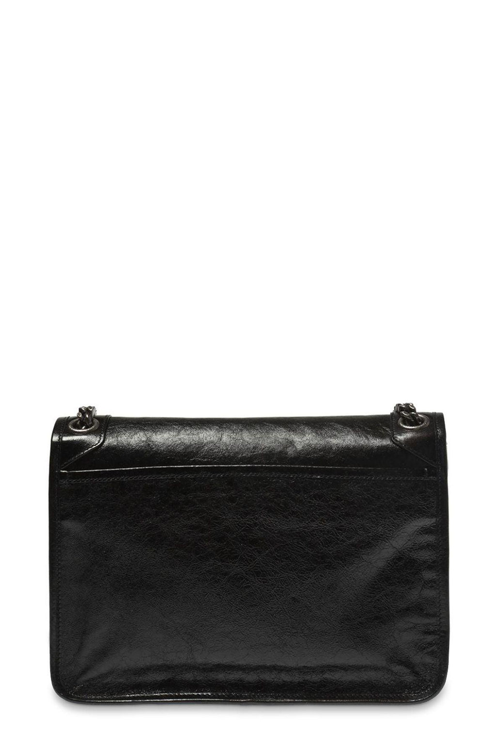 Medium Niki Black with Silver Hardware