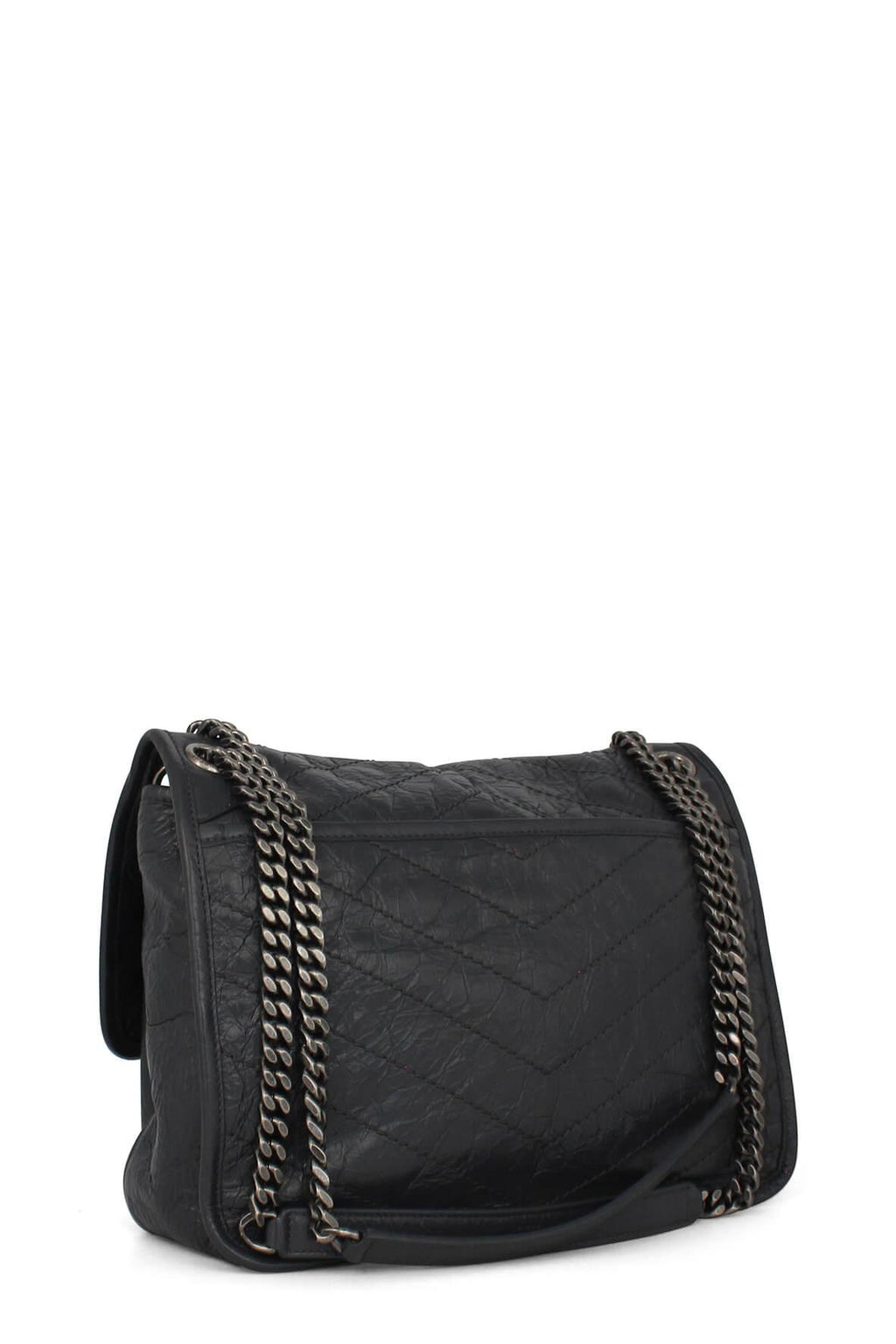 Medium Niki Crinkle Dark Grey