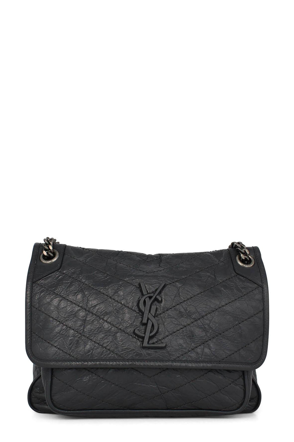 Medium Niki Crinkle Dark Grey