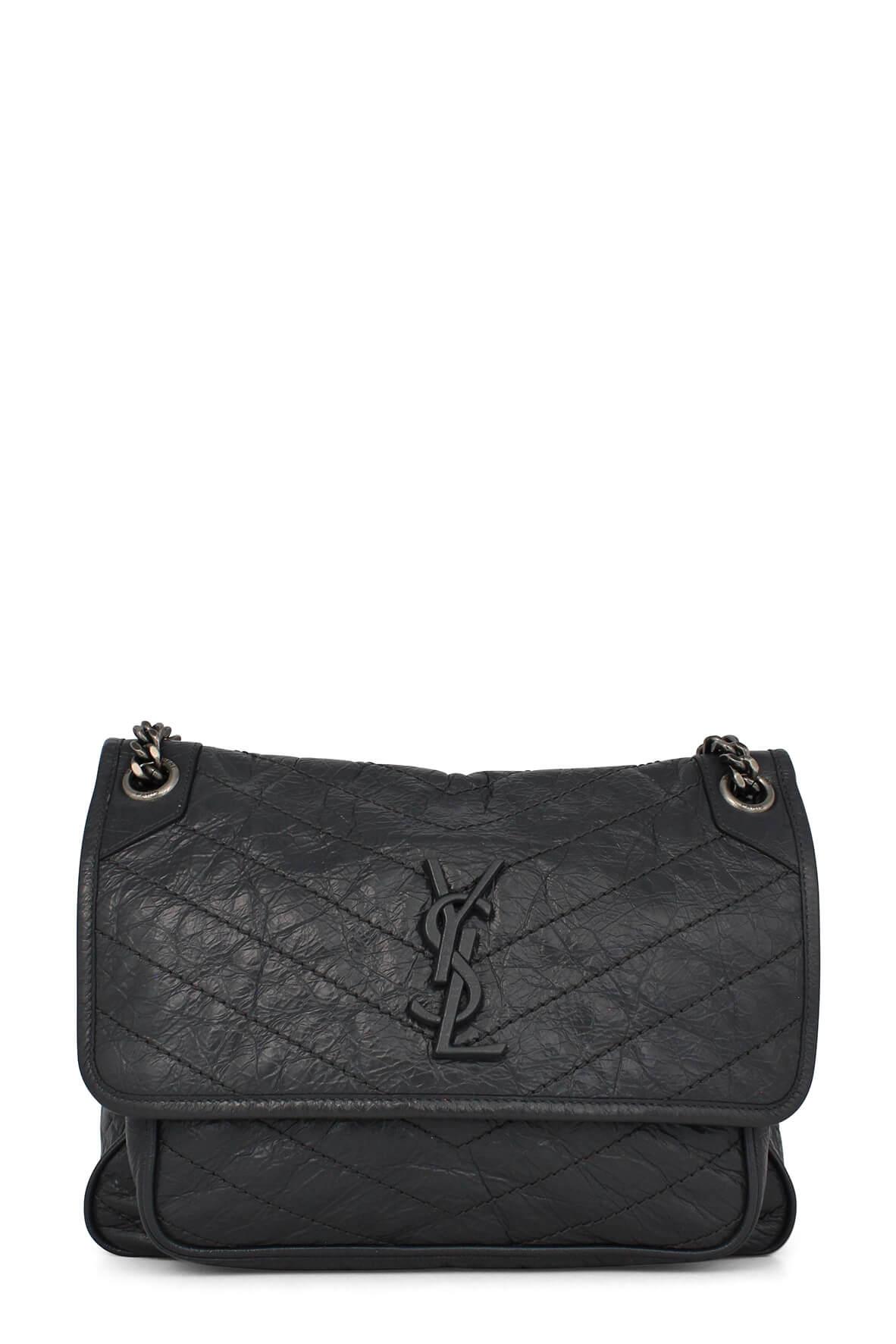 Medium Niki Crinkle Dark Grey