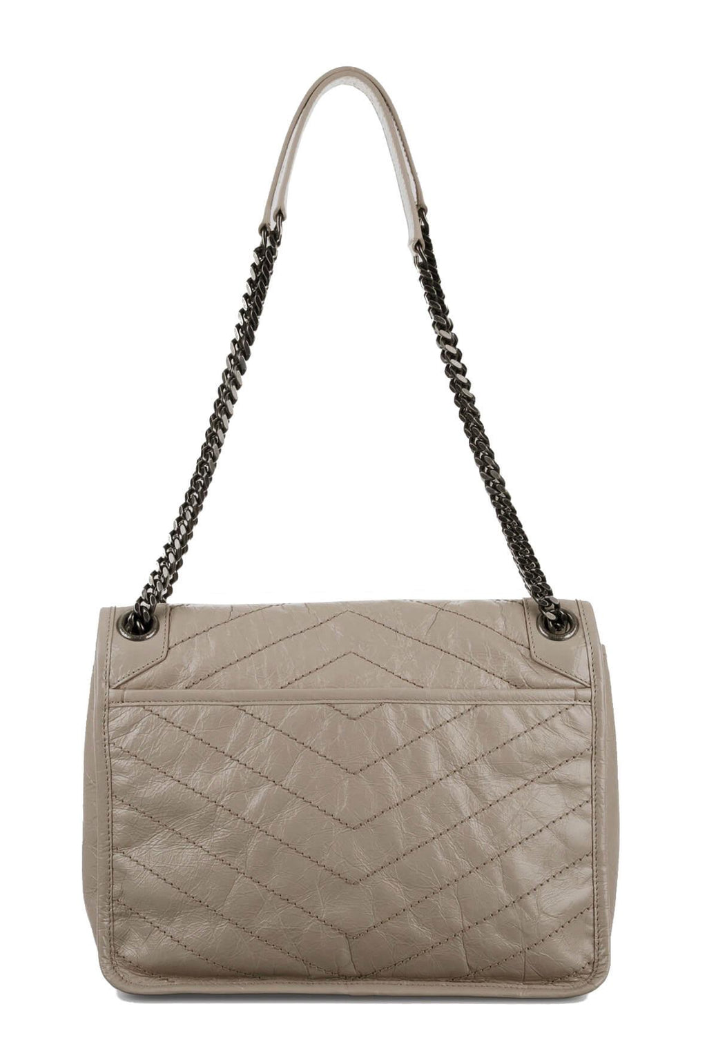 Medium Niki Taupe with Silver Hardware Taupe