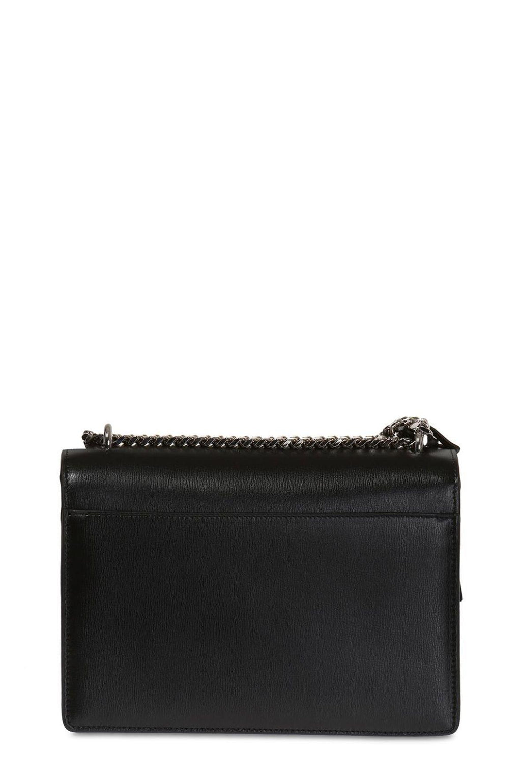 Medium Sunset Bag Black with Silver Hardware