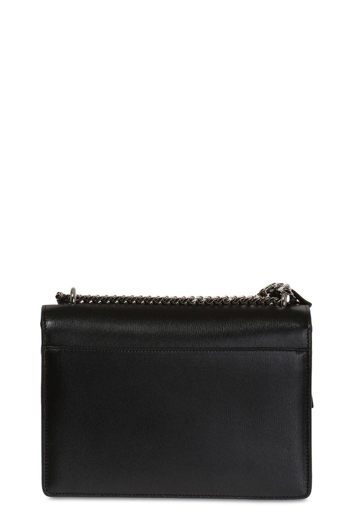 Medium Sunset Bag Black with Silver Hardware