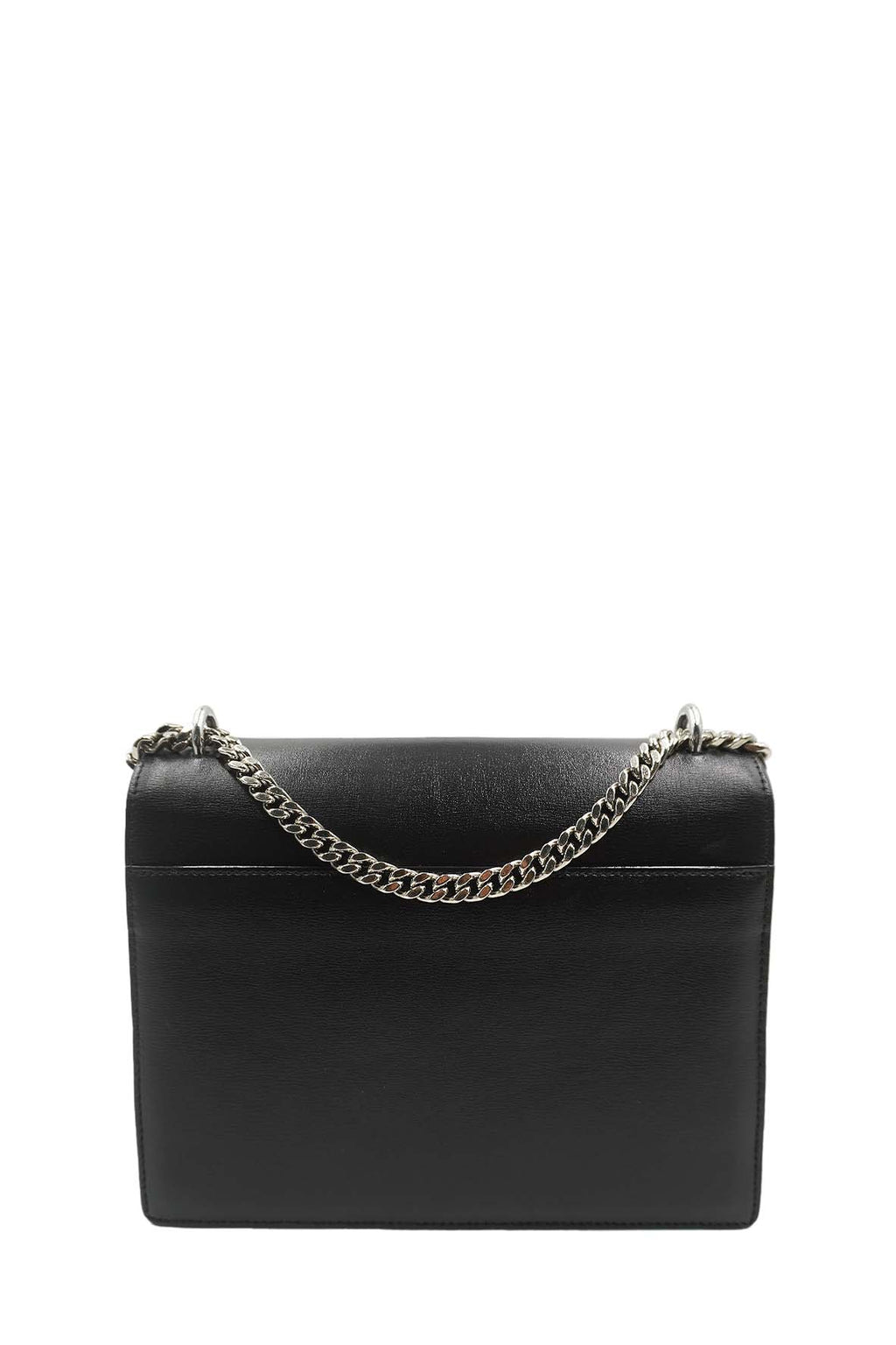 Medium Sunset Bag with Silver Hardware Black