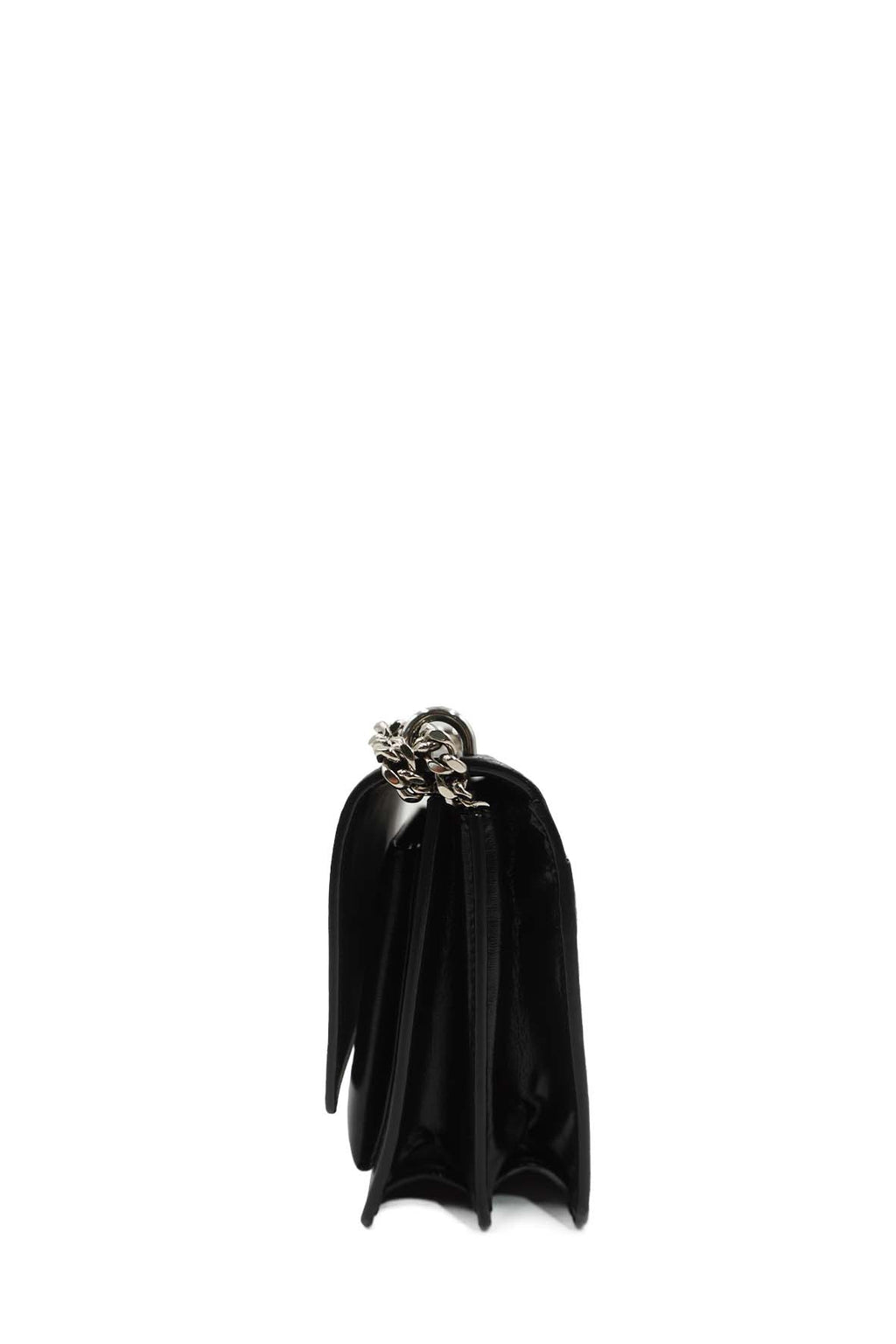 Medium Sunset Bag with Silver Hardware Black
