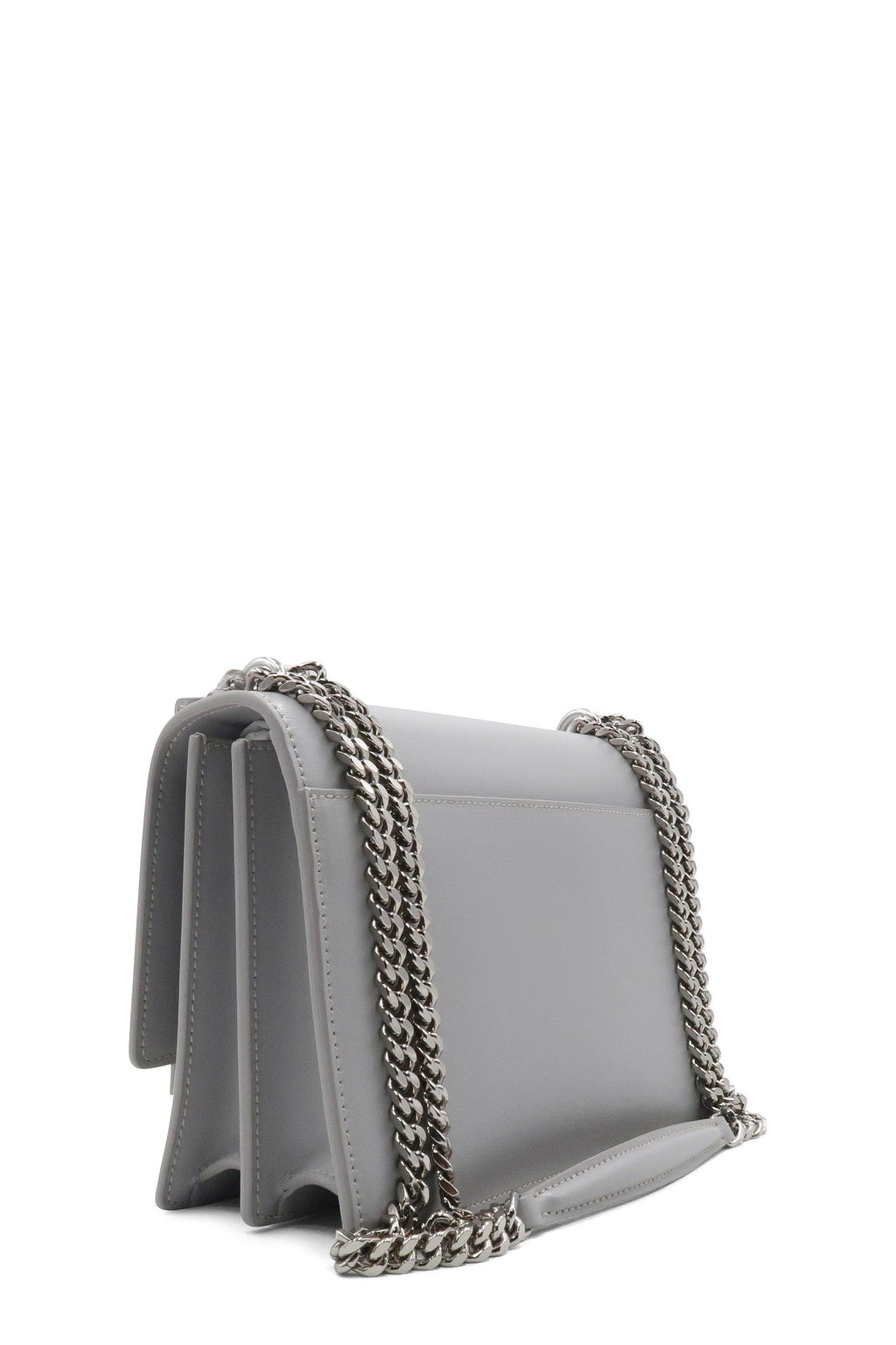 Medium Sunset Bag with Silver Hardware Grey