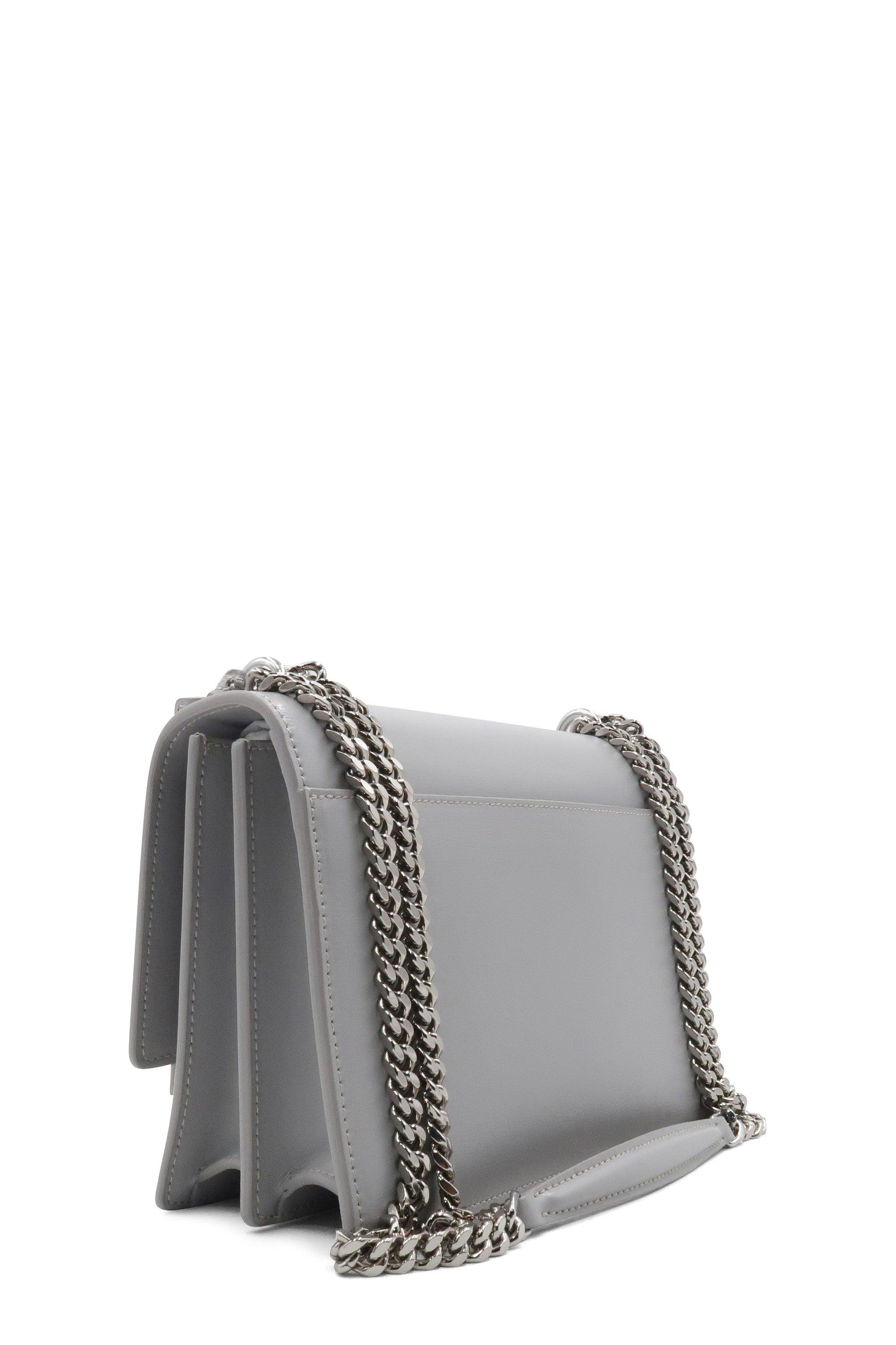 Medium Sunset Bag with Silver Hardware Grey
