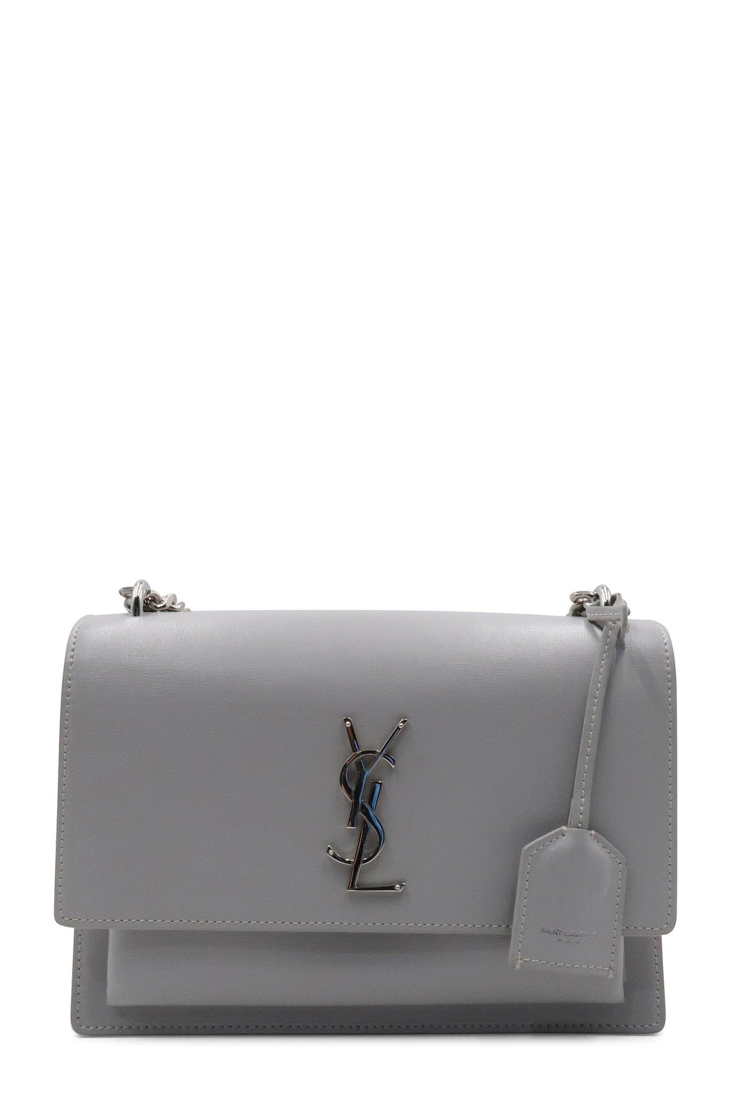 Medium Sunset Bag with Silver Hardware Grey