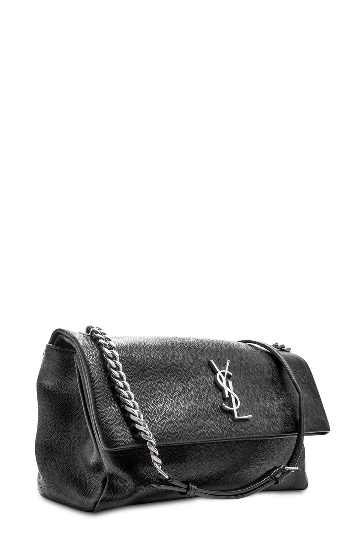 Medium West Hollywood Bag Black with Silver Hardware