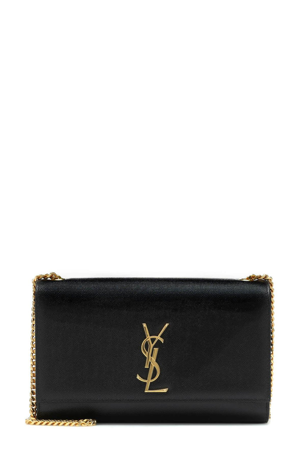 Monogram Medium Kate Black with Gold Hardware